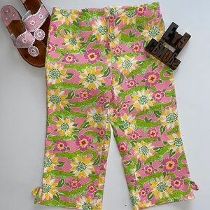 🌴LILLY PULITZER Alligator Print Capri Pants